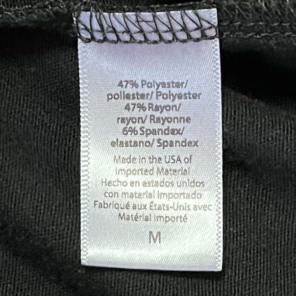 Beyond Yoga Just Chillin Long Sleeve Pullover Medium Black Split Hem Athleisure - Picture 9 of 10